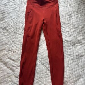 Lululemon autumn rust leggings